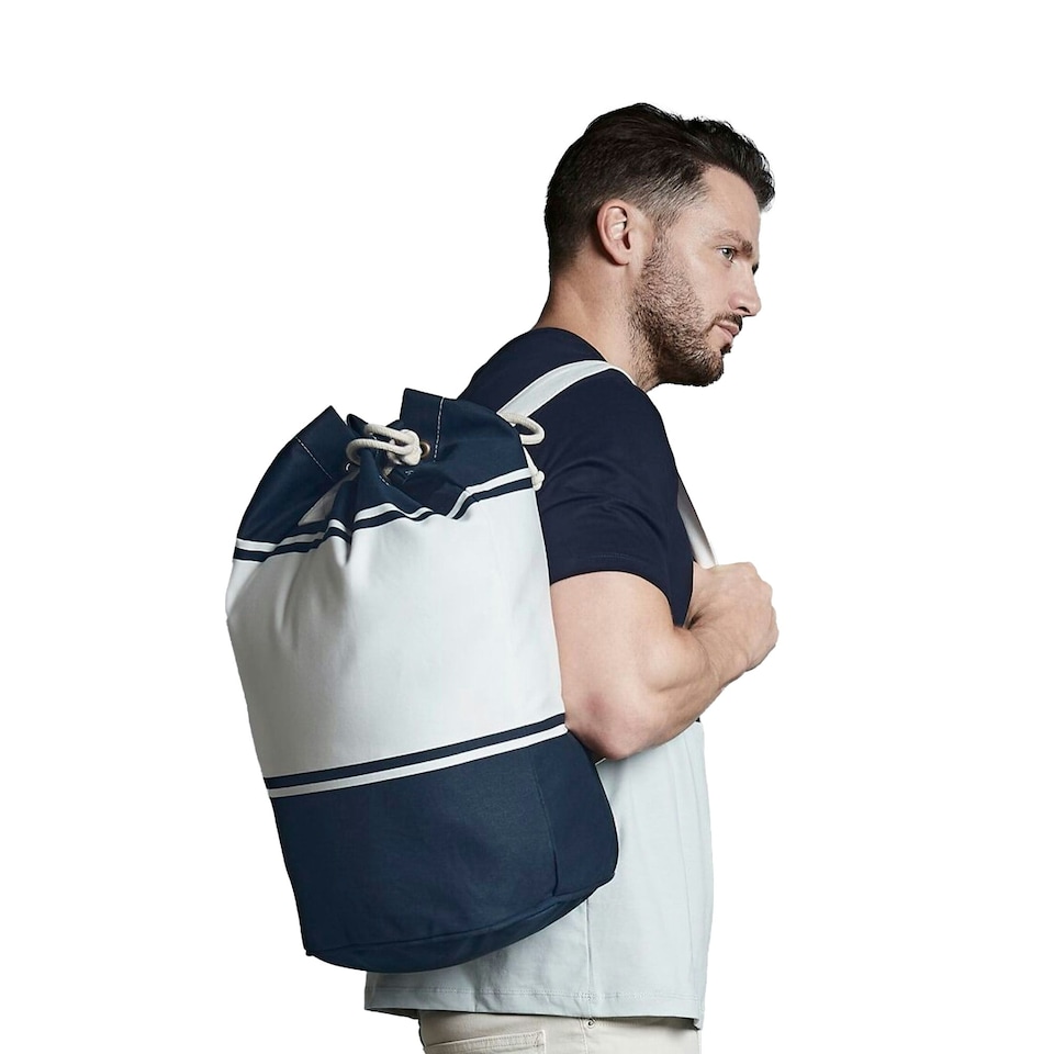 image 1 of Quadra 30L Duffle Bag - Navy/Off White - One Size | Blue | One Size