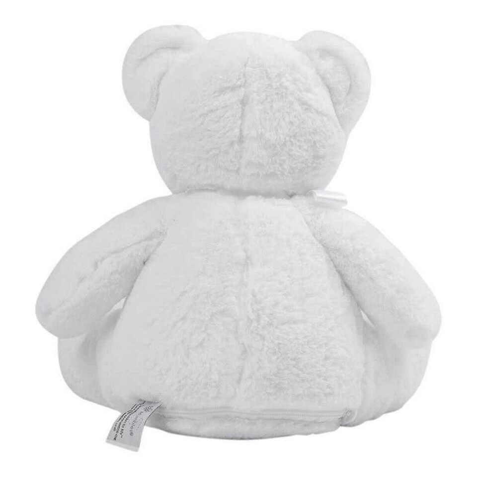 image 1 of Mumbles Bear Plush Toy - White - One Size