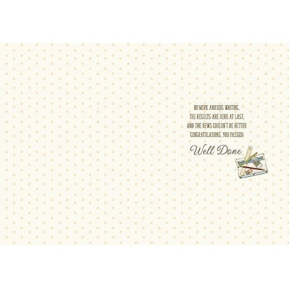 image 1 of Wishing Well Studios Greetings Card Exam Congratulations