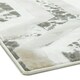 image 5 of Modern Rug, Anti-Shed Abstract Rug for Bedroom, & LivingRoom, Abstract 8mm Thick DiningRoom Rug-80cm X 150cm Silver | 80cm X 150cm