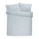 image 4 of Appletree Dot Garden Duvet Cover Set Duck Egg with White Dots