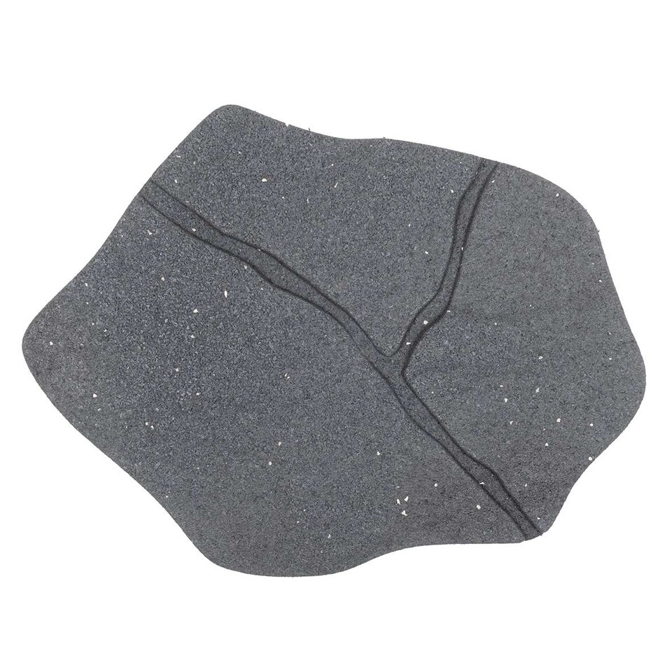 image 1 of Stepping Stones Rubber Path Walkway Stone Design - Grey - Pack of 4 | Grey | Grey | Pack of 4