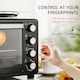 image 10 of HOMCOM 28L Countertop Toaster Oven with 2 Hot Plates, Grill, Roast, Bake