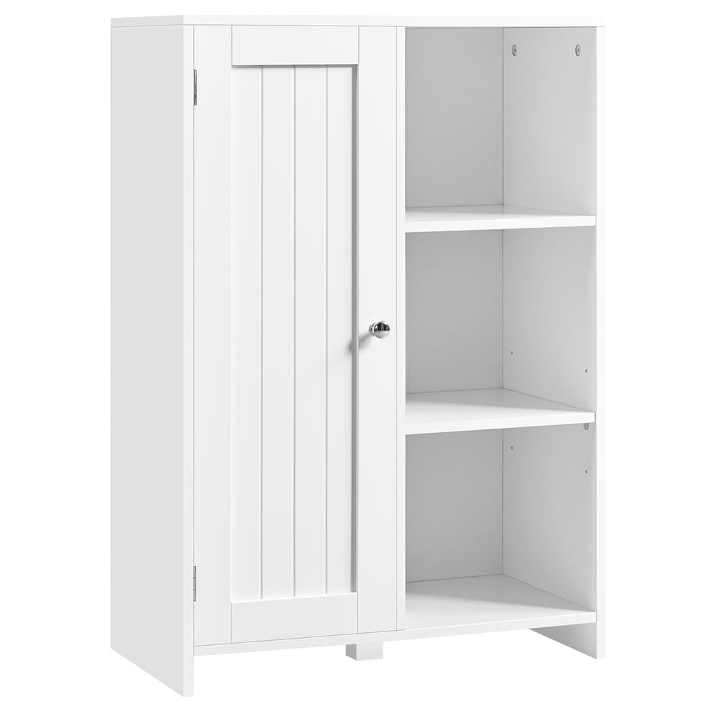 Yaheetech Multipurpose Bathroom Floor Cabinet with Open Adjustable Shelves