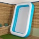 image 3 of 2.6m x 1.7m Jumbo Rectangular Inflatable Garden Paddling Water Pool