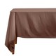 image 1 of Homescapes Chocolate Brown Tablecloth - 178 x 300 cm Brown
