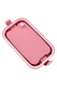 image 3 of Living and Home 800ml Rectangular Lunch Box with Fork and Spoon | Pink