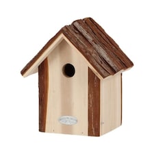 Bark Roof Bird House Blue Bird Fsc 100% Multi