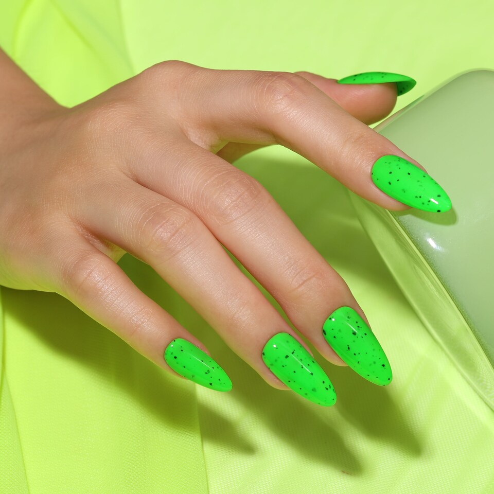 image 1 of Bluesky Green Gel Polish - Glow in the Dark Gel: Green 10ml