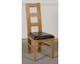 image 7 of Oslo 180 x 90 cm Large Oak Dining Table and 6 Yale Chairs | Brown | Brown