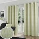 image 1 of Goodwood Green Curtains 46 x 54 inch (117 x 137 cm) Room Darkening Eyelet Thermal Noise Reducing Curtains for Bedroom and Living Room