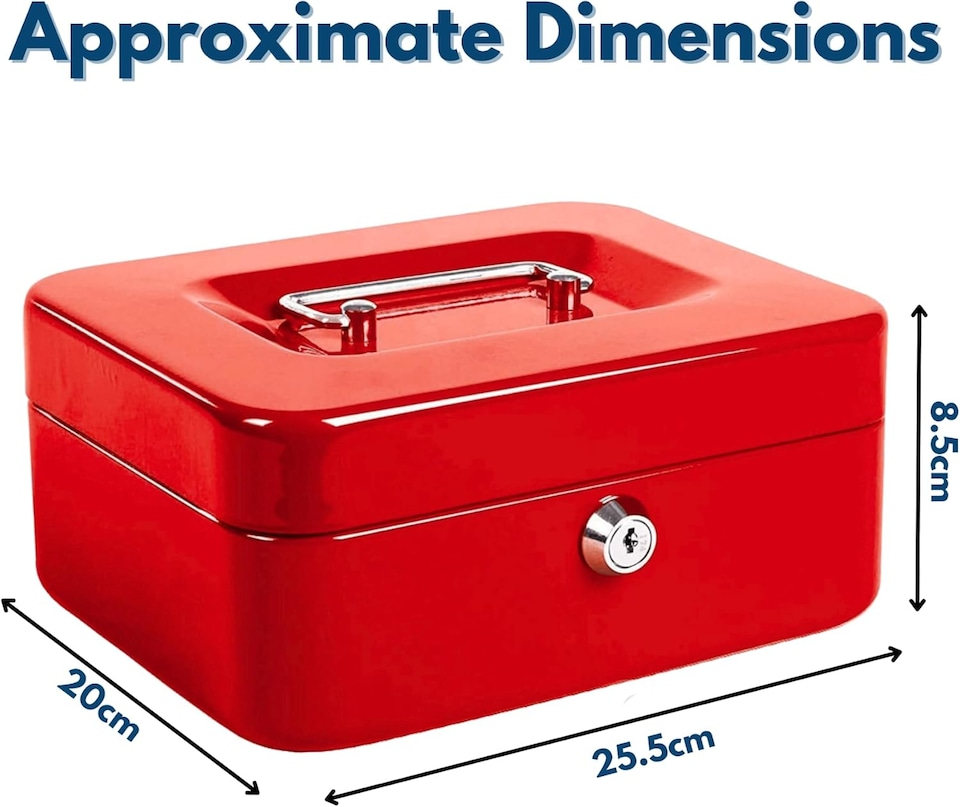 image 1 of Marco Paul 10'' Cash Box - Red