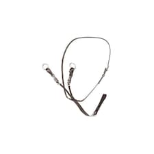 Velociti Leather Horse Running Martingale - Havana - Full
