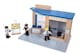 image 2 of Tidlo Wooden Police Station Playset, Features Sliding Doors & Bar Detailing - 7 Pieces