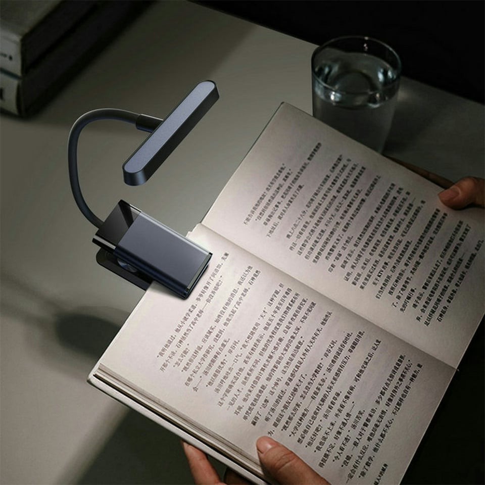 image 1 of Xtralite 19 LED Rechargeable Clip-On Book Light | Black