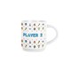 image 5 of Retro Player 1 & Player 2 Stacking Mug Set - Arcade Gaming Drinkware Gift | White