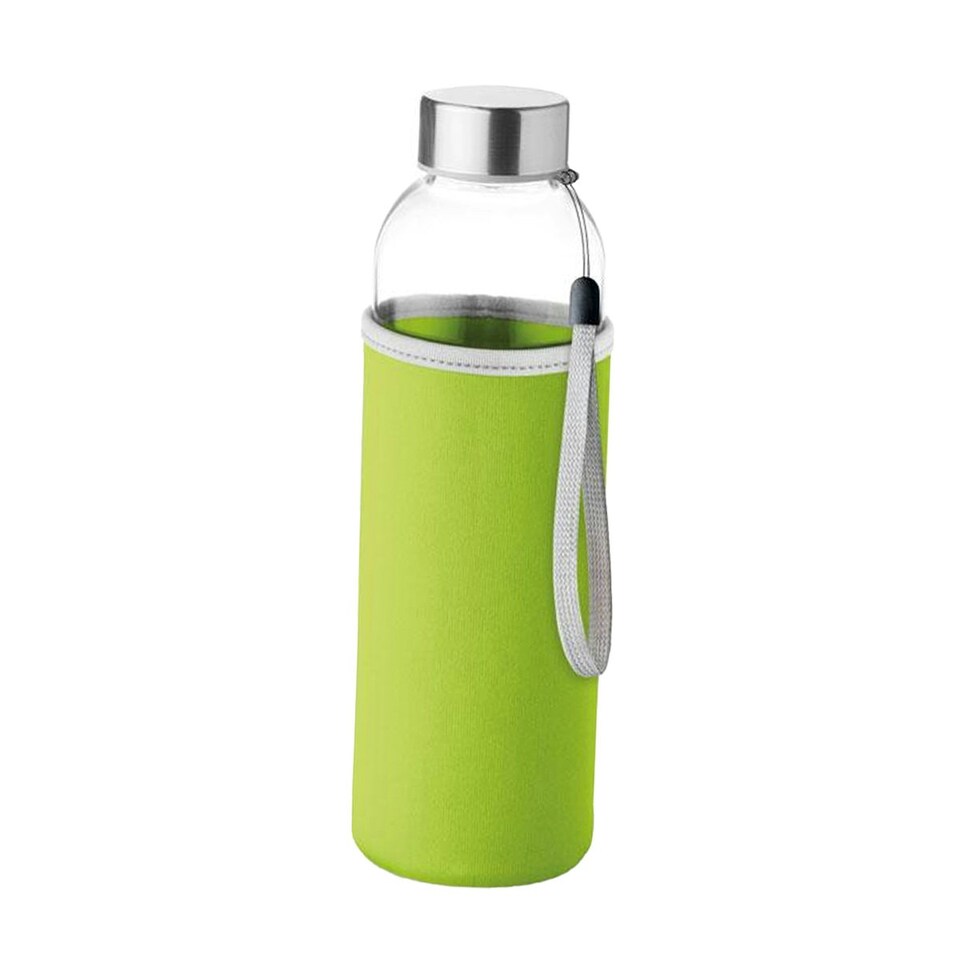 image 1 of MidOcean Utah Glass 500ml Water Bottle - Lime - One Size Green | One Size
