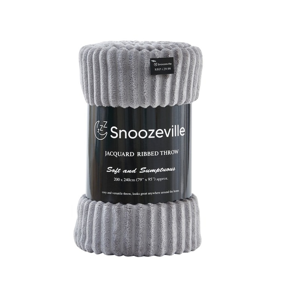 image 1 of Large Ribbed Fleece Throw Blanket – Supersoft, Cosy & Stylish | 200 x 240cm