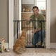 image 8 of Safetots Curved Top Safety Gate, 71cm - 80cm, Matt Black, Pressure Fit Stair Gate