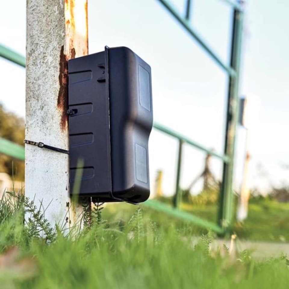 image 1 of Compact Rat & Mouse Bait Stations 2 Pack – Lockable Tamper-Resistant Rodent Trap Boxes with Security Key