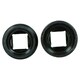 image 2 of 2pc 1/2" Drive Twist Locking Wheel Nut Socket Remover / Removal 19 - 26mm