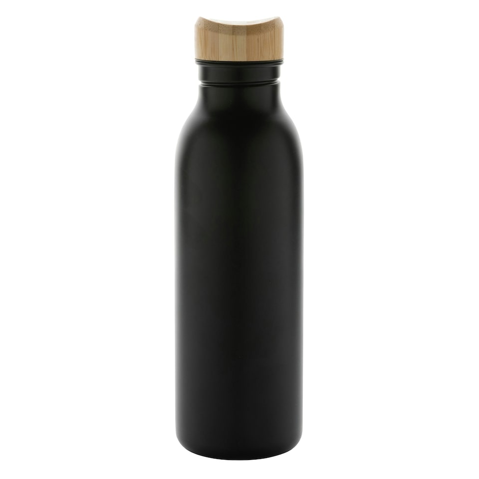 image 1 of Avira Alcor Bamboo 600ml Water Bottle - Black - One Size Black | One Size