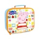 image 4 of Peppa Pig Lunch Bag Set - Blue/Orange - One Size