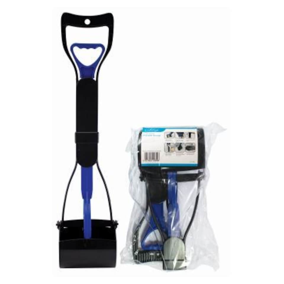 Ashley Long Handle Pooper Scooper - 60cm - Black