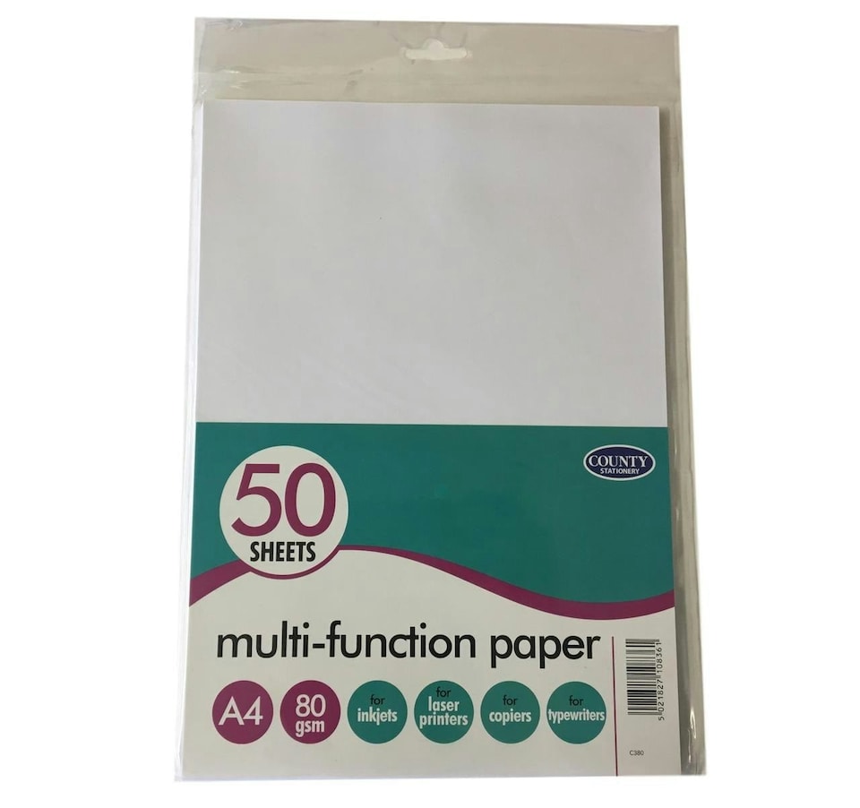 image 1 of A4 Multi Function 80gsm 50 Paper
