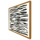 image 4 of Zebra stripes (Picture Frame) Grey | L