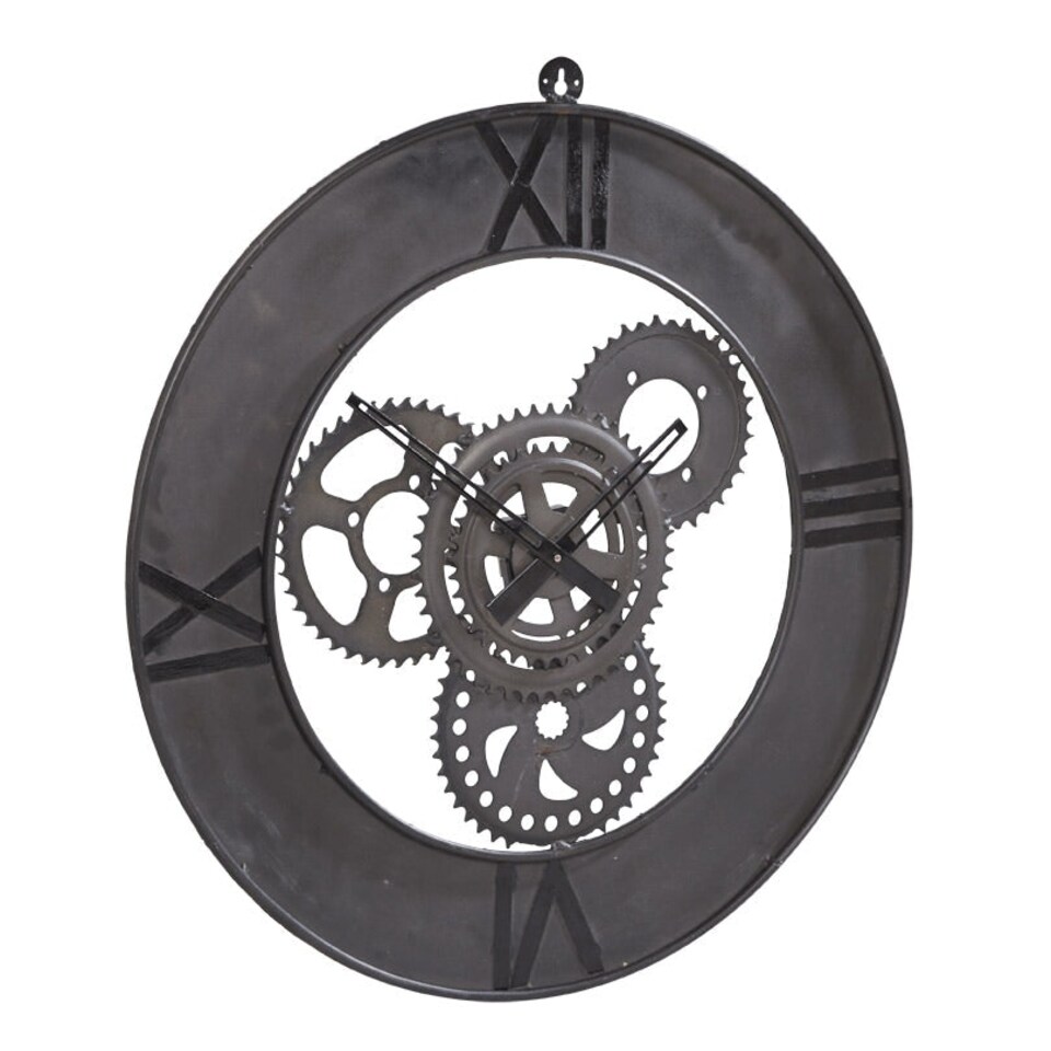 image 1 of Cassia Large Industrial Style Clock Factory Metal