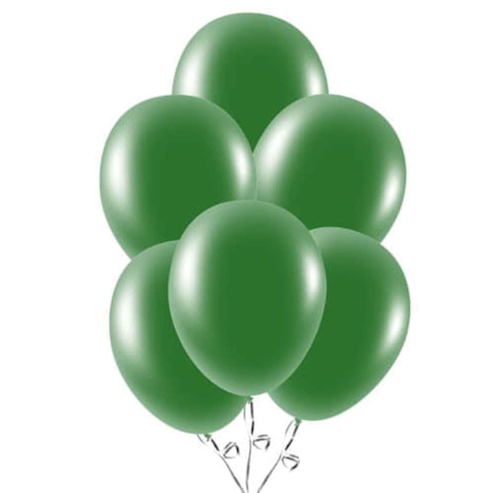 Forest Green Biodegradable Latex Balloons 23cm / 9 in - Pack of 30