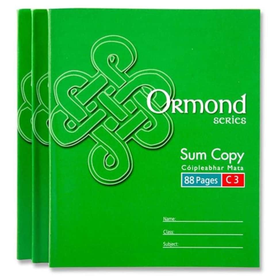 image 1 of Pack of 5 88 Pages C3 Sum Copies by Ormond