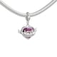 image 2 of Official Harry Potter Sterling Silver Love Potion Slider Charm With Crystal HPSC0235-SC