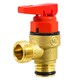 image 1 of SPARES2GO Pressure Relief Valve for Vaillant ecoFIT ecoTEC Plus Pro VU VUW Boiler 3 Bar 1/2" Safety PRV (178985)