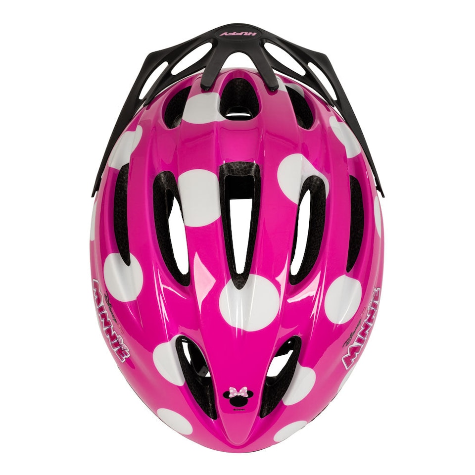 image 1 of HUFFY DISNEY Minnie Mouse Adjustable Youth Bike Helmet (01316HL)