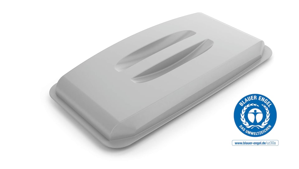 image 1 of Durable 60L Bin Lid Grey | Plastic Rectangular Lid | DURABIN | Grey