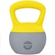 image 1 of SPORTNOW Soft Kettlebell, 4/6/8/10/12kg Kettle Bell with Non-Slip Handle for Home Gym Weight Lifting and Strength Training, Yellow and Grey | Yellow | 12