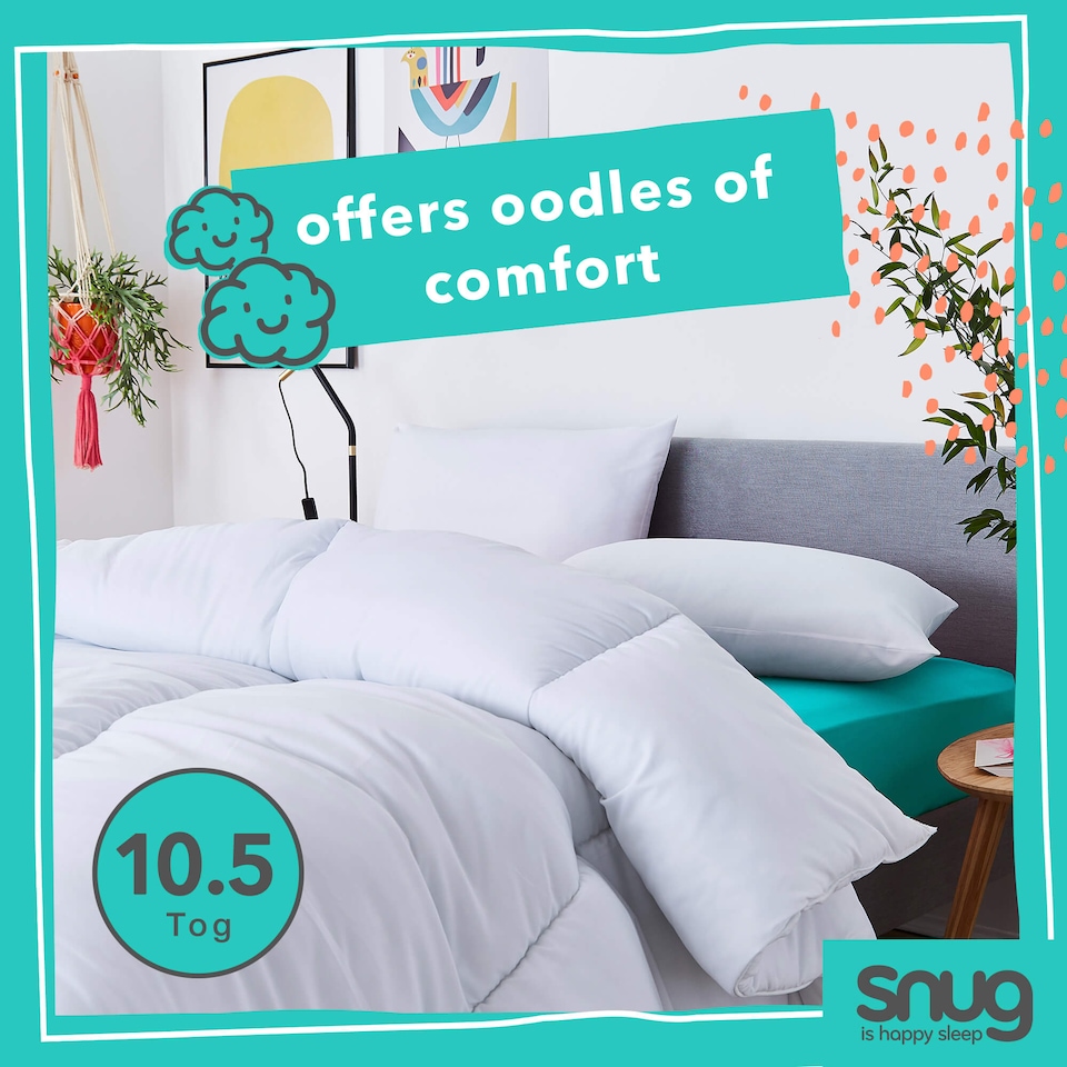 image 1 of Snug Complete 10.5 tog Bedset | White | Single
