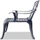 image 2 of Centurion Supports OSHOWA Luxurious Garden and Patio Table and 4 Large Chairs with Armrests Cast Aluminium Bistro Set Grey