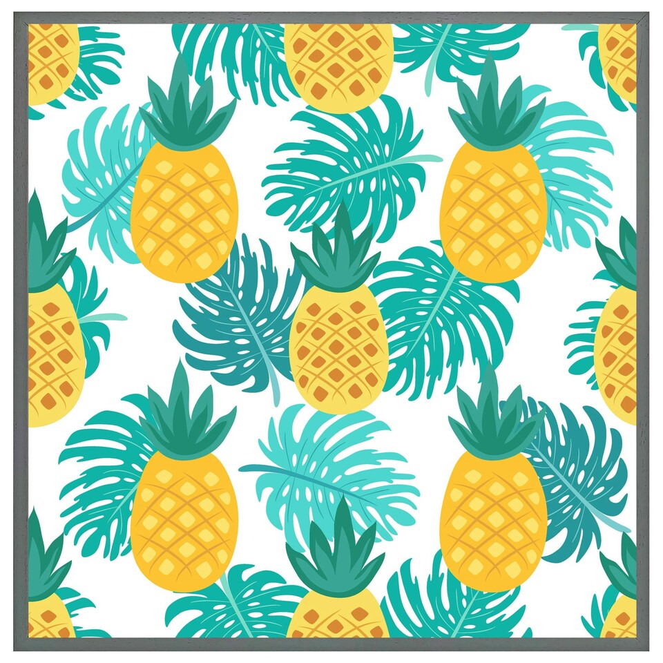 image 1 of Pineapples (Picutre Frame) Brown | L