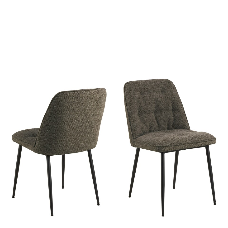 image 1 of Brooke Dining Chair in Taupe.