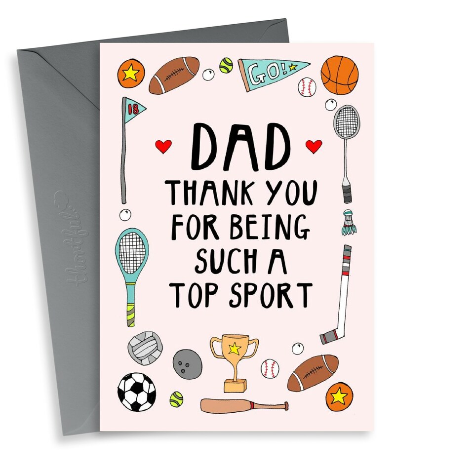 image 1 of Cute Sporty Father's Day Card