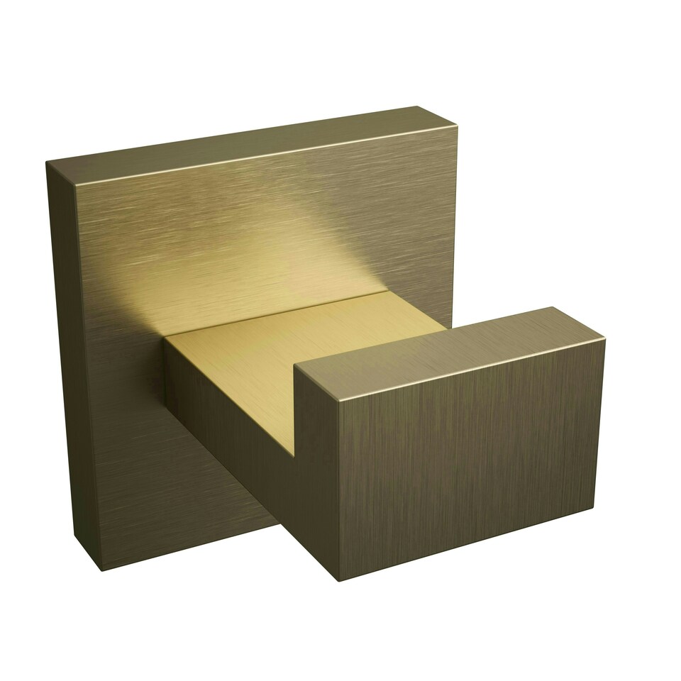 image 1 of Rothley Satin Brass Square Robe Hook