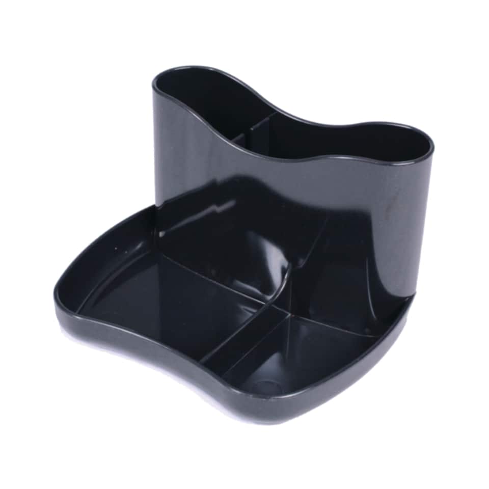 image 1 of 5 Star Kaddymaster Desk Organiser Pen Holder Black Compact Office Desk Tidy for Pens Stationery Home School