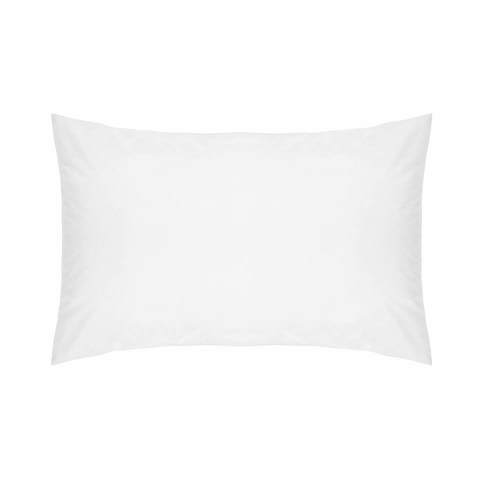 Belledorm Easycare Percale Housewife Pillowcase - White - One Size