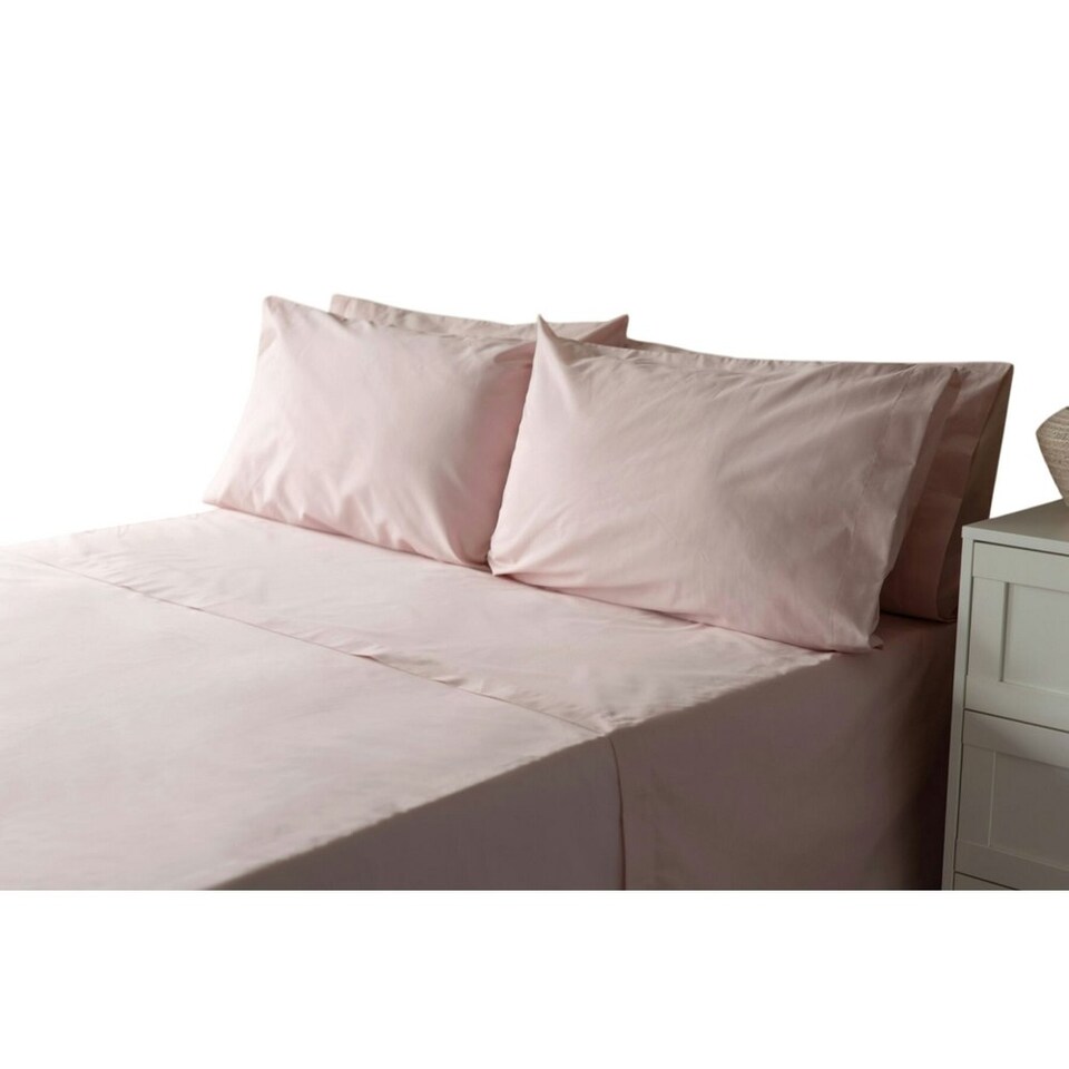 Belledorm Percale Fitted Sheet - Blush - King/Super King