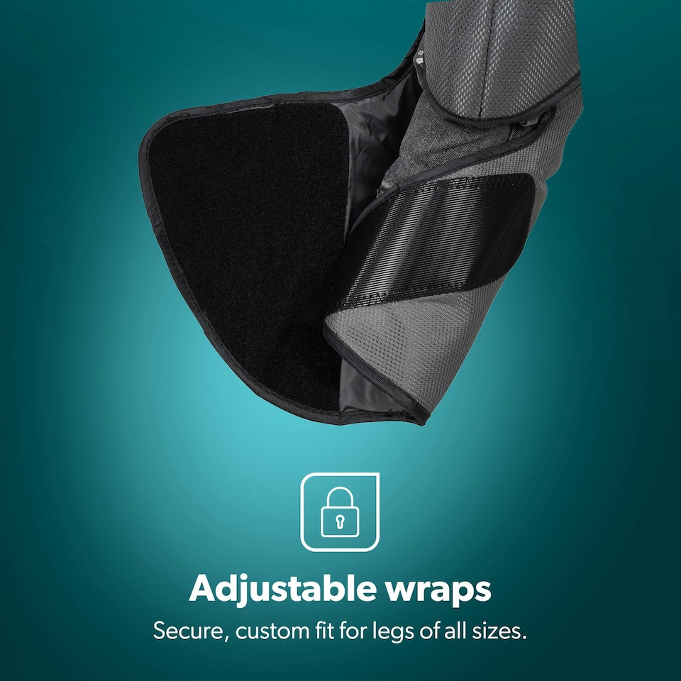 image 1 of GEEPAS Leg Massager with Air Compression,  Black