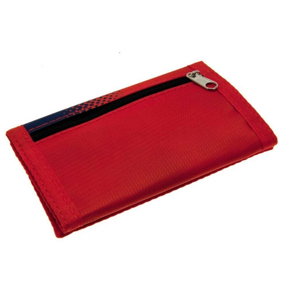 image 1 of Arsenal FC Touch Fastening Fade Design Nylon Wallet - Red/Navy - 12 x 8cm