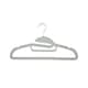 image 1 of Addis Non-Slip Rubber Hangers 10-Pack